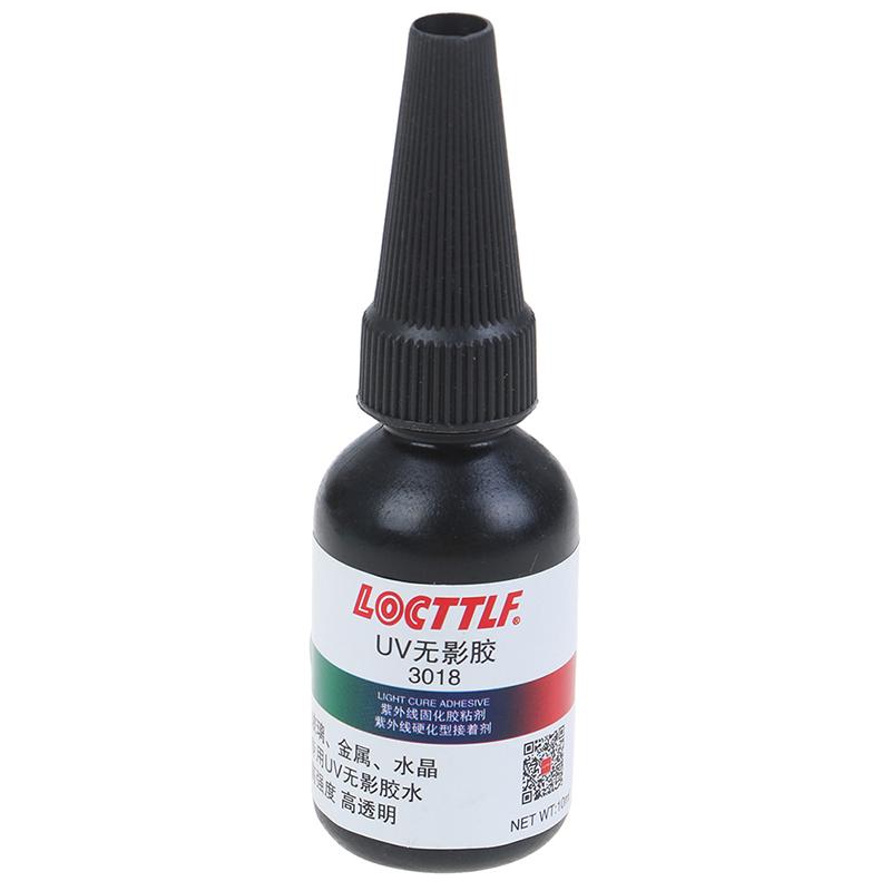 10 мл УФ-клей, отверждающий клей, прозрачный жидкий клей для ремонта хрустального стекла