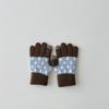 Cold Resistant Children's Winter Gloves Five Finger Half Finger Gloves New Baby Gloves  Boys Girls