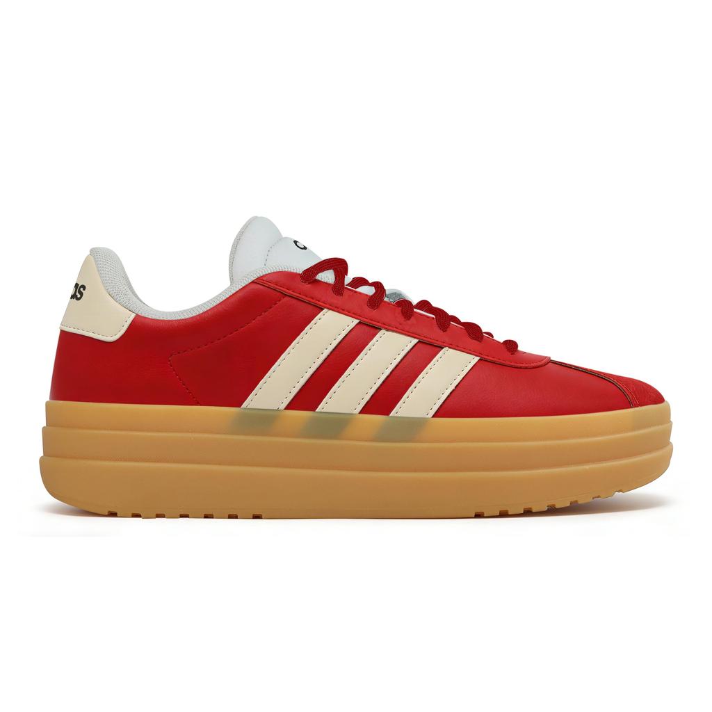 adidas VL Court Bold Hawthorn Устойчивые к истиранию Нескользящие Низкие Кеды для Скейтборда Женские Красные IH3083(Команда529-)