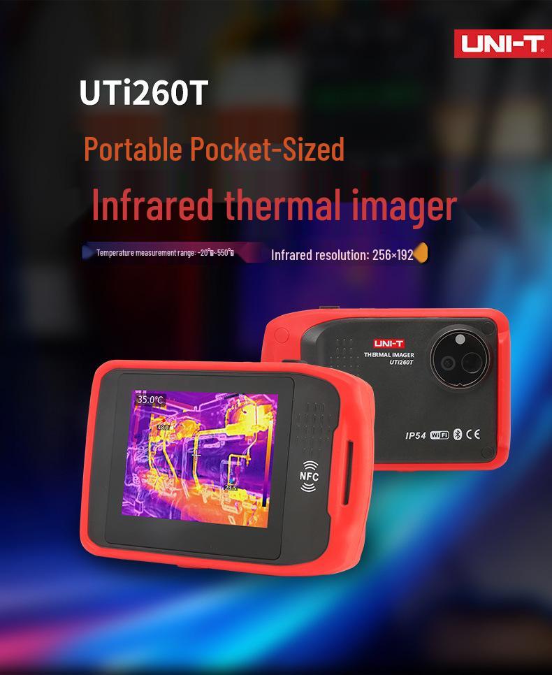 UNI-T UTi260T Портативный инфракрасный тепловизор для электрошкафов, инспекции труб и ремонта мобильных телефонов.