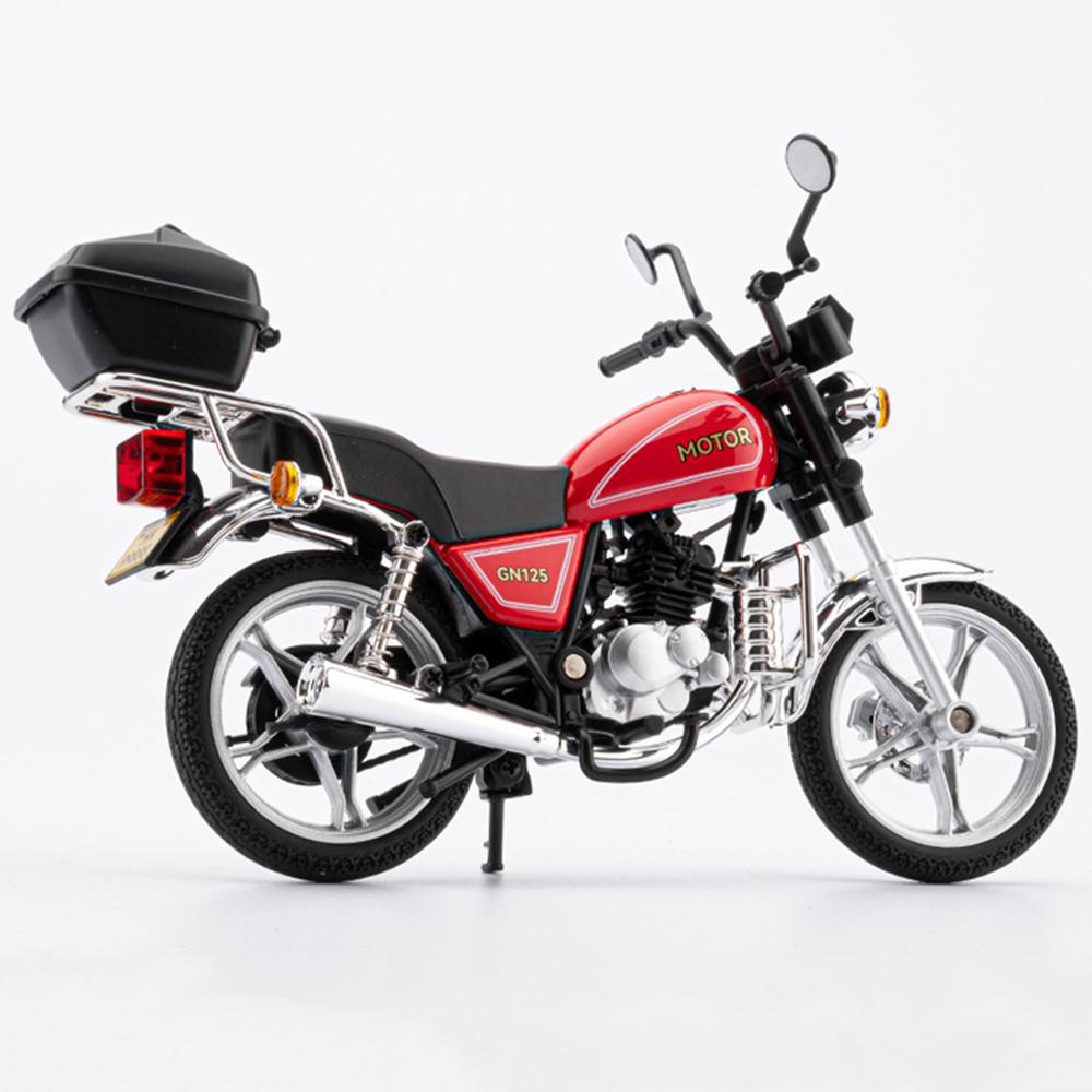 1:12 Моделей Мотоциклов Suzuki GN125 Honda JH-70 Игрушки для Мотоциклов Литой Сплав Машинка Амортизация со Светом Миниатюрный Мотоцикл Подарки для Мальчиков