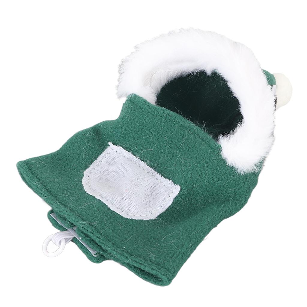 Christmas Bird Clothes Soft Skin Friendly Cute Hooded Bird Flight Suit for Parrot Lovebird