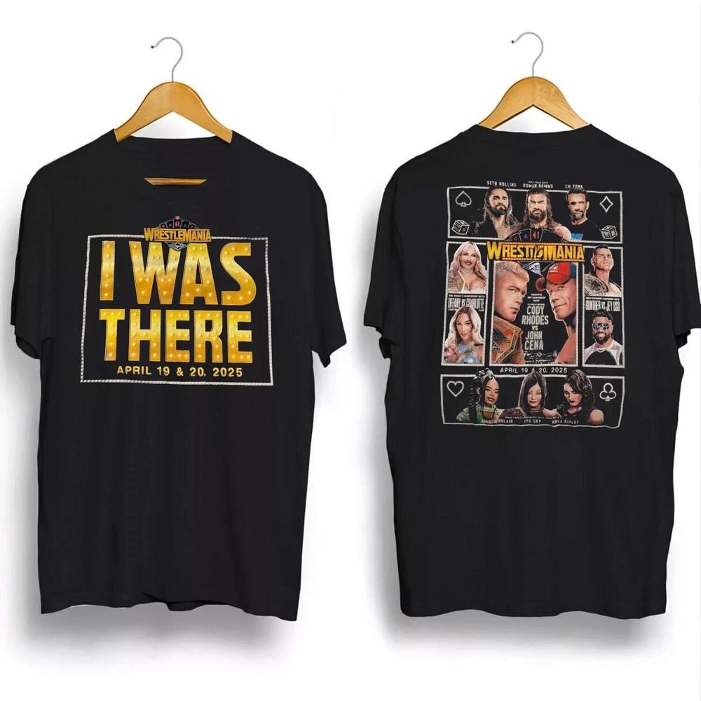 Wrestlemania 41 Я был там Лас-Вегас Полноразмерная футболка унисекс S-5XL