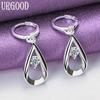 Серьги-капли из стерлингового серебра 925 пробы с цирконом AAA, модные ювелирные изделия