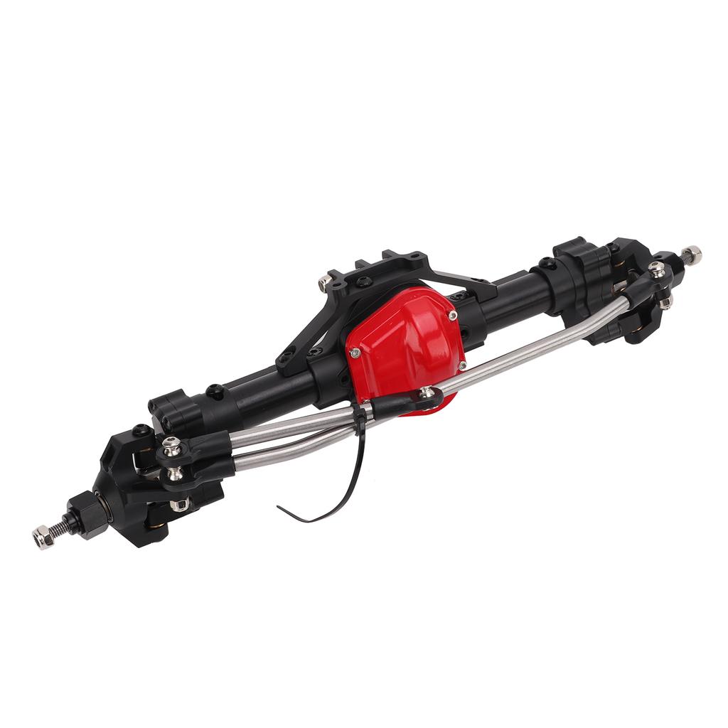 CNC Metal RC Car Front Portal Axle Set for Axial SCX10 1 10 RC Crawler Car AccessoryBlack