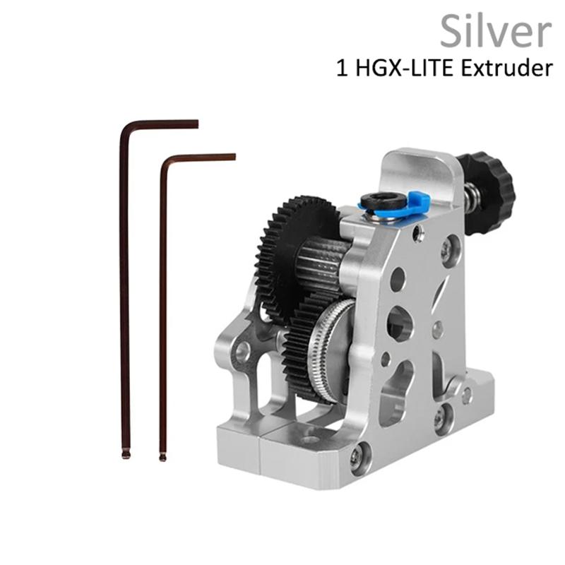 Экструдер HGX LITE Экструдер с двойной шестерней Редуктор из твердой стали Высокоскоростной двигатель Детали 3D-принтера для CR10 CR 10S Ender3 V2 VORON