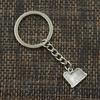Fashion 30mm Key Ring Metal Key Chain Keychain Jewelry Antique   Plated Roman Colosseum Rome Italy 16x13mm Pendant