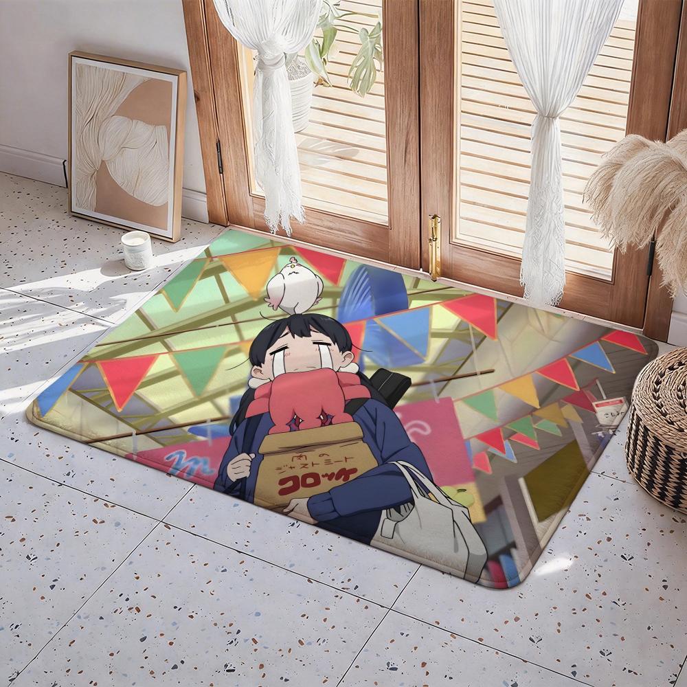 Anime T Tamako Market Floor Mat Eco Flannel Doormat Non Slip Odorless Indoor Floor Rug Soft Short Plush Home Mat