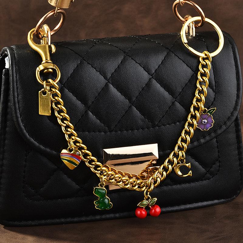 Металлическая цепочка для кошелька, ремешок-ручка, сменная цепочка, цепочка-подвеска для сумочки, сумки через плечо, металлическая цепочка, украшения