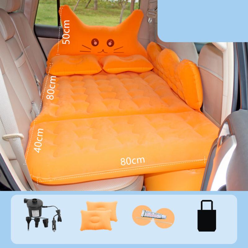 Car Inflatable Travel Air Mattress Bed Back Seat Sleep Pad Premium Portable Car Mattress Universal