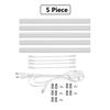 220V Led Lights Backlight for Cabinets Closet Bedroom Kitchen Lighting Warm/White Strip 57cm with Switch Night Light T5 Tube With EU Plug