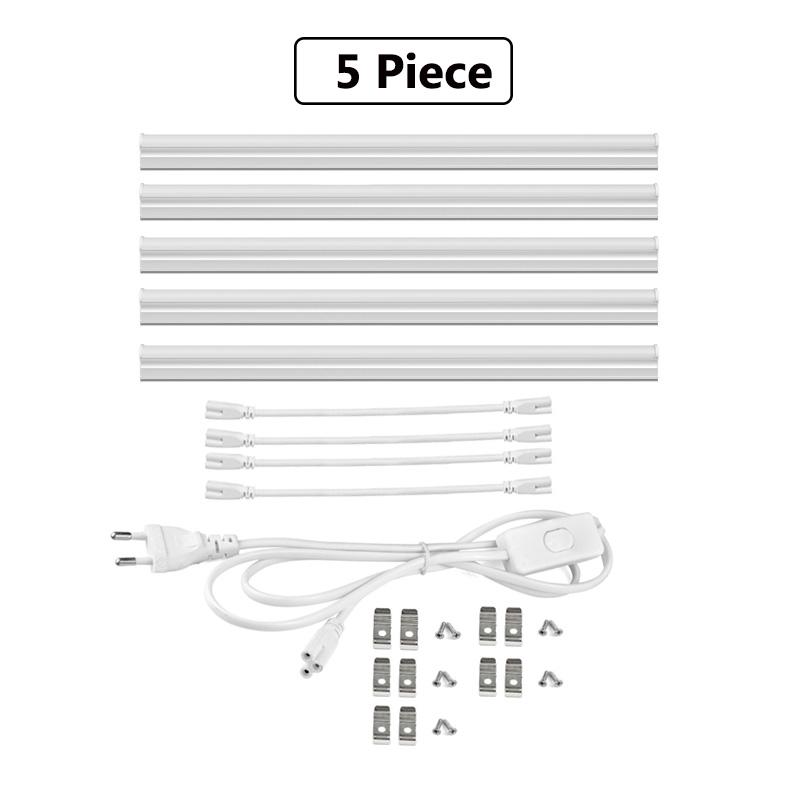220V Led Lights Backlight for Cabinets Closet Bedroom Kitchen Lighting Warm/White Strip 57cm with Switch Night Light T5 Tube With EU Plug