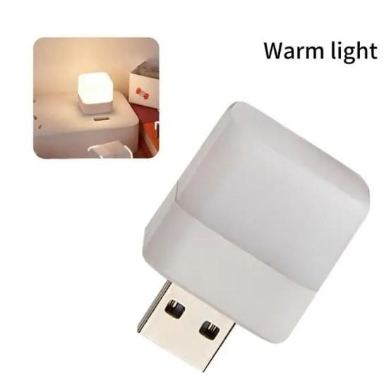 USB светодиодный ночник с пламенем, мигающие свечи, для внешнего аккумулятора, эффект освещения для кемпинга, лампа для книг, внутреннее освещение для спальни