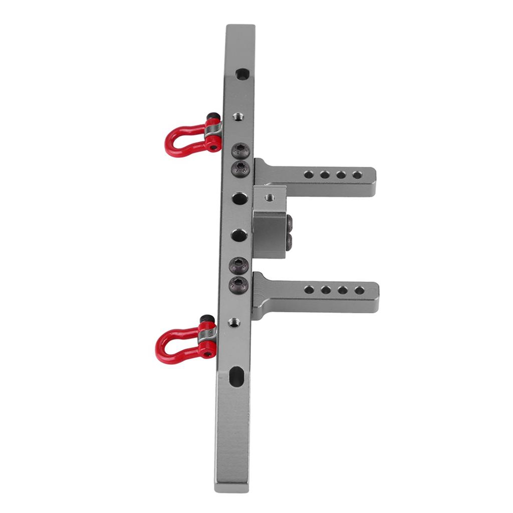 Anti Collision Aluminium Rear Bumper for Traxxax Trx 4 RC Crawler Cars (Titanium Gray)