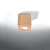Plafon Delta 1 Gu10 Naturalne Drewno Wood Lumilo 04.299.93