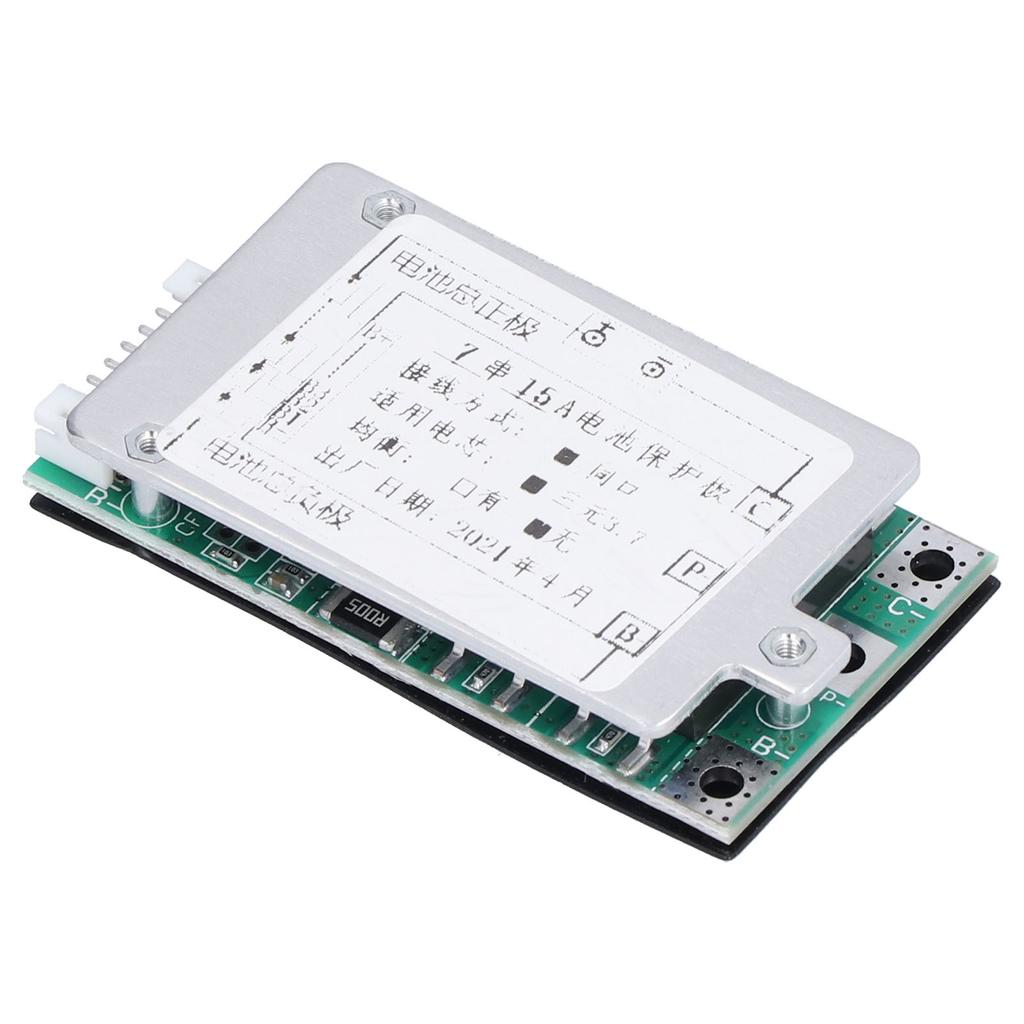 Плата защиты литиевой батареи 7S 15A Плата защиты аккумуляторных элементов для электровелосипеда, самоката