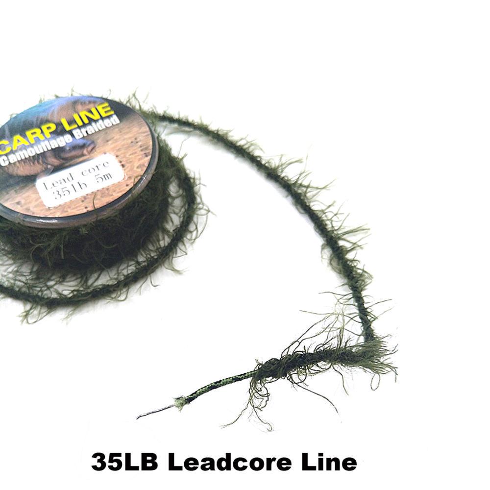 5 м леска для ловли карпа, леска с камуфляжной оплеткой, реалистичная леска для ловли карпа, поводок для ловли карпа, леска для рыболовных снастей
