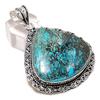 Подвеска из серебра 925 пробы с тибетской бирюзой ручной работы 2,36 дюйма I5r73