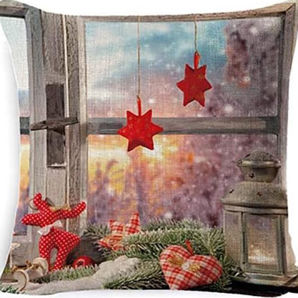 Скандинавская Рождественская Наволочка Снеговик Лен Наволочка для Подушки Дивана Новый Стиль Рождественская Наволочка
