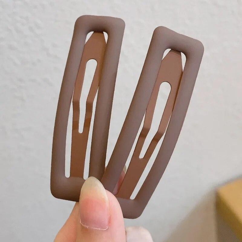 Матовые прямоугольные заколки BB, женские заколки, сломанные заколки для волос, модные заколки для волос для девочек, головные уборы, украшения, инструменты для укладки волос