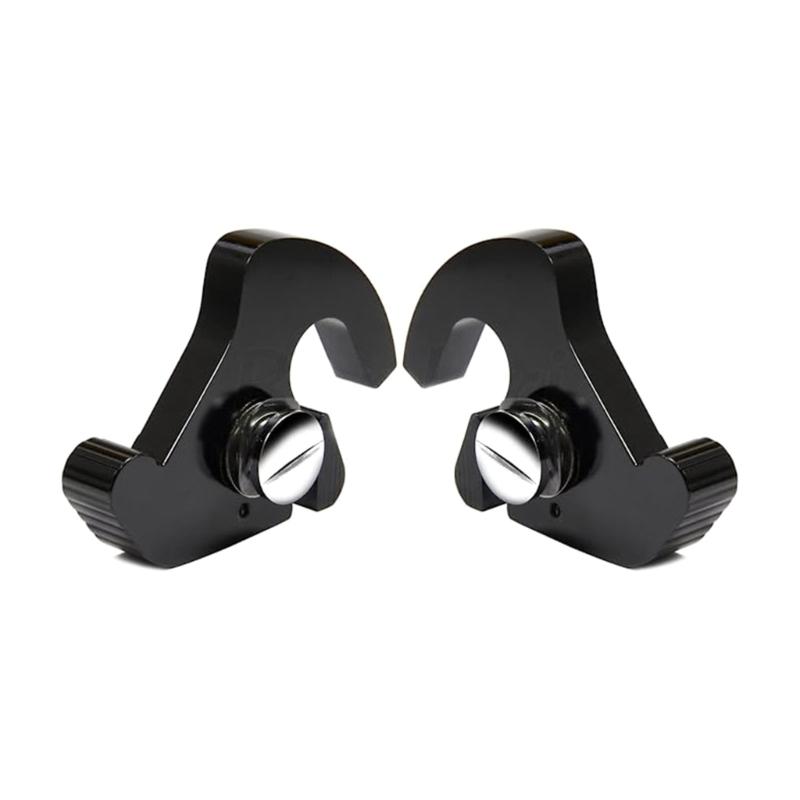 1 Pair Motorcycle Backrest Detachable Locking Latch Kit for 883 CNC-Aluminum Rotary Sissy Bar Luggage Rack Latches-Clips