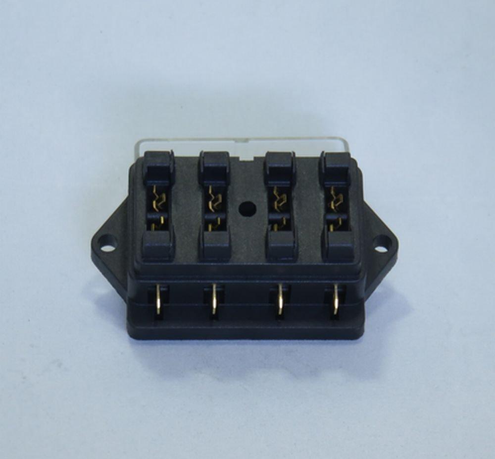 M3 Universal 4 Three Fuse Box Holder with Clear Cover