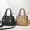 Chic Womens Handheld Pu Shoulder Bag With Inner Pocket For Outings Casual