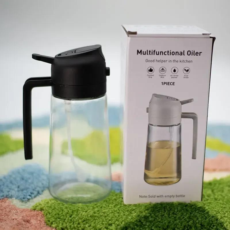 2в1 500мл стеклянный распылитель масла бутылка-распылитель для масла резервуар для масла барбекю кухня выпечка барбекю пикник кухонные инструменты для бизнеса