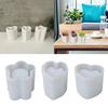 Flexible Home Decors Moulds Creative Pen Holder Silicone Mold Practical Succulent Plantpot Crafting Moulds