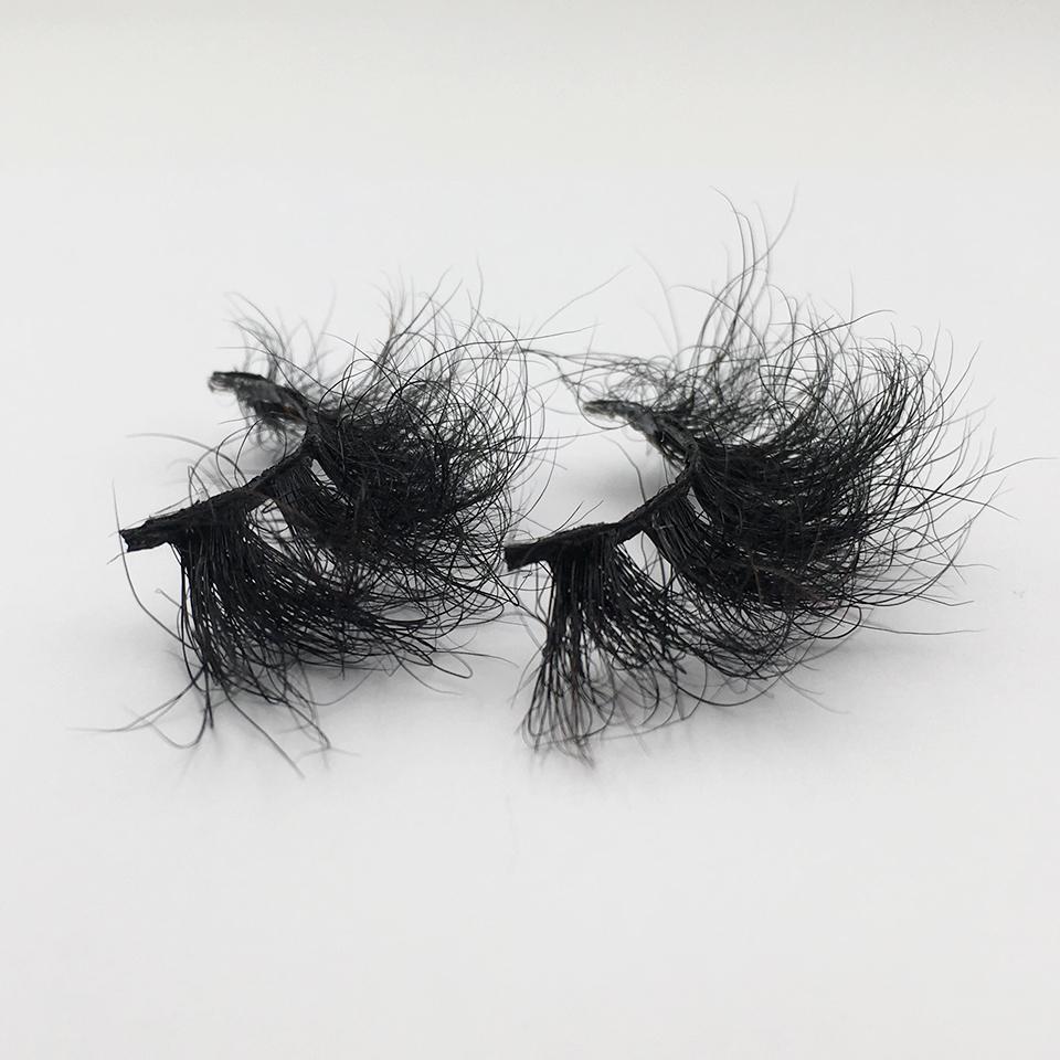 RED SIREN Fluffy Lashes Mink 25mm False Eyelashes Makeup Long Natural Volume 3d Eyelashes Extension Wholesale Mink Eyelashes