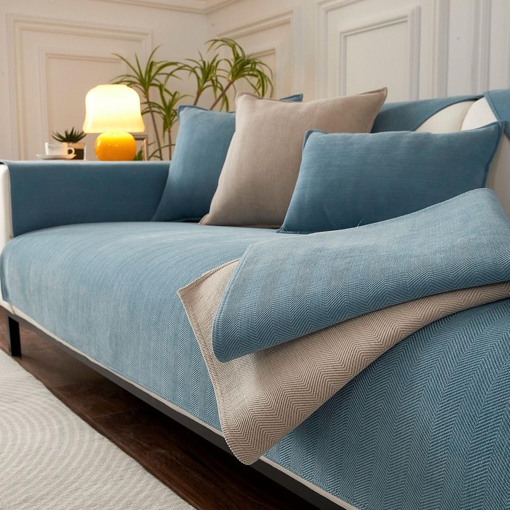 Универсальный чехол для дивана, полотенце, ткань синель, сплошной цвет, подушка для дивана для гостиной, нескользящая подушка для дивана, подлокотник, чехол на спинку