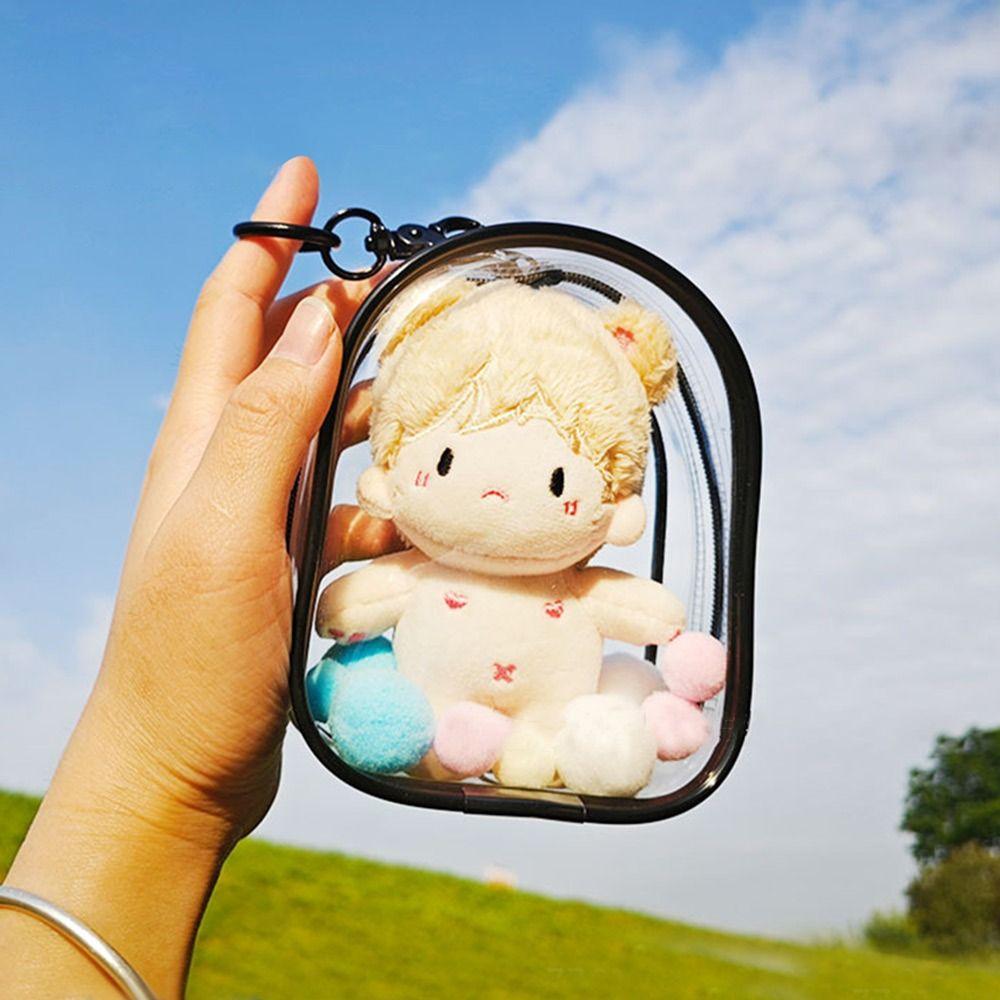 Clear Transparent Outdoor Bag 10cm Doll Doll Display Box New Style Storage Case  Garage Kits