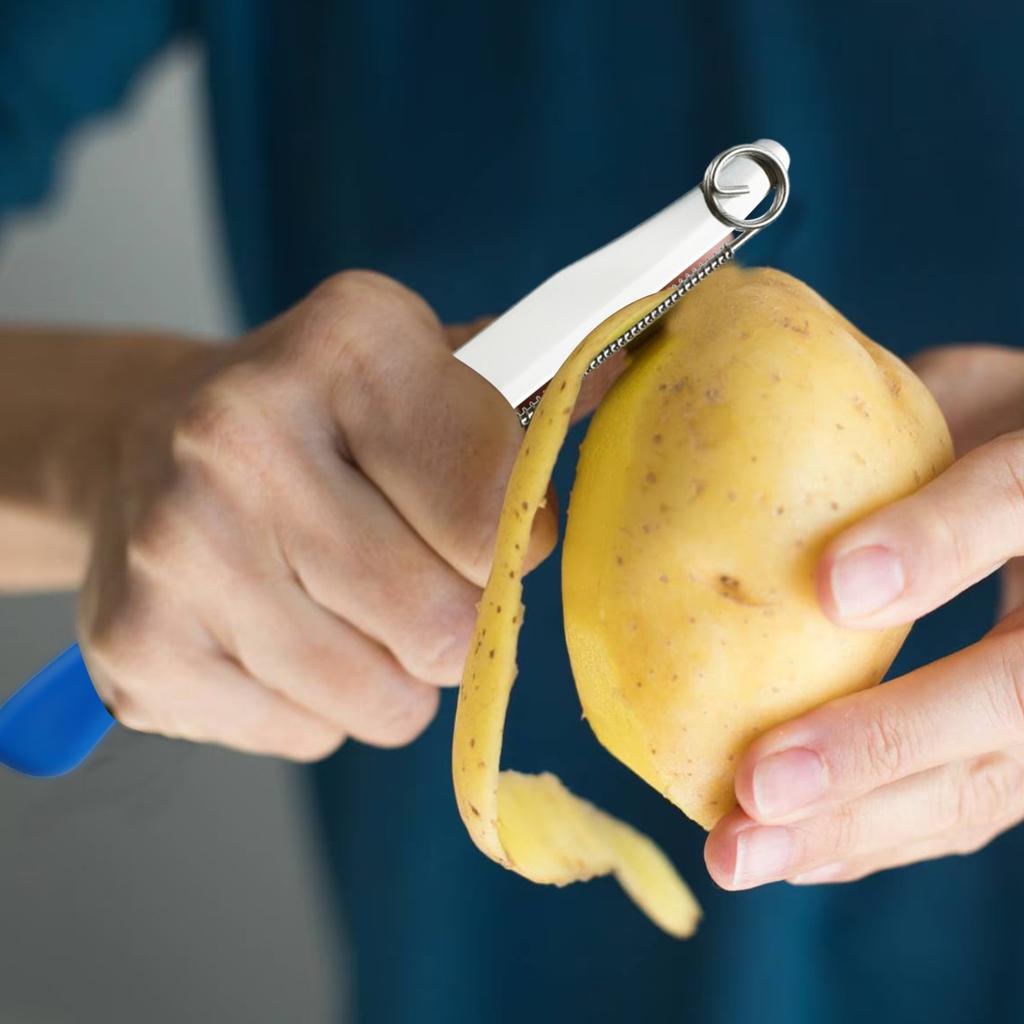 Нож для быстрой нарезки, новый многофункциональный трехцелевой нож для фруктов 2024 года, бытовой весенний нож для фруктов из нержавеющей стали