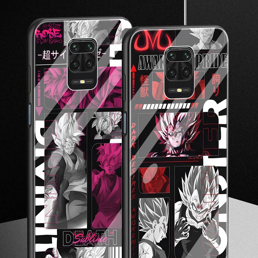 Case for Xiaomi Redmi Note 14 9 K40 9S 12C 10C A5 A1 A2 11 8 10 12 Note13 Pro Plus 10S Phone Cover D-ragonS B-allS Goku Logo