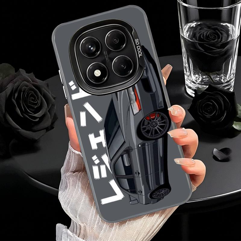 JDM Tokyo Drift Sports Car Soft Phone Case for Xiaomi Redmi Note 13 14 15 Pro Plus 12S 12 11S 11 11T 10S 10 Shockproof Cover Bac