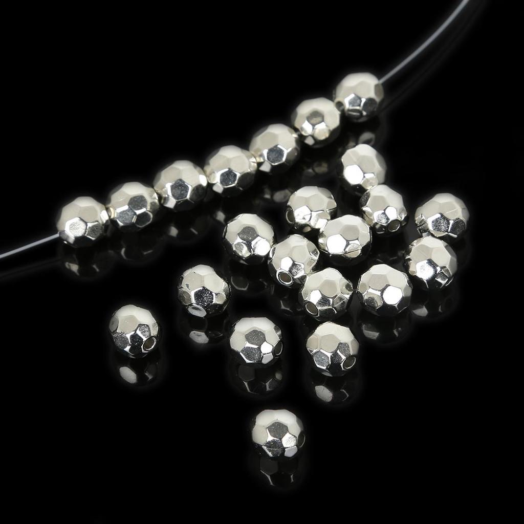 100-500Pcs Acrylic CCB Faceted Geometry Seed Spacer Beads for Jewelry Making DIY Bracelet Necklaces