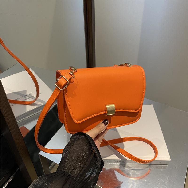 Autumn Fashion Commuter Bag Versatile Single Shoulder Crossbody Small Square Bag Niche High Value Baguette Bag Underarm Bag