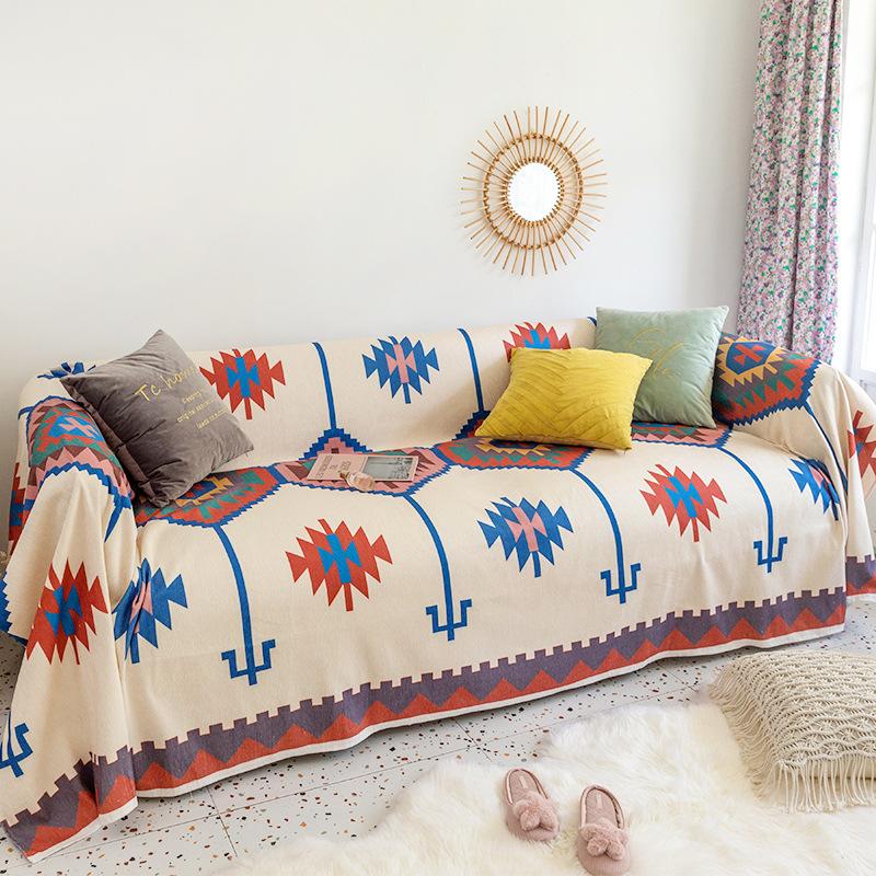 Одеяло для дивана Nordic, полотенце для дивана, нескользящий чехол для подушки дивана, прикроватное одеяло, одеяло для сна