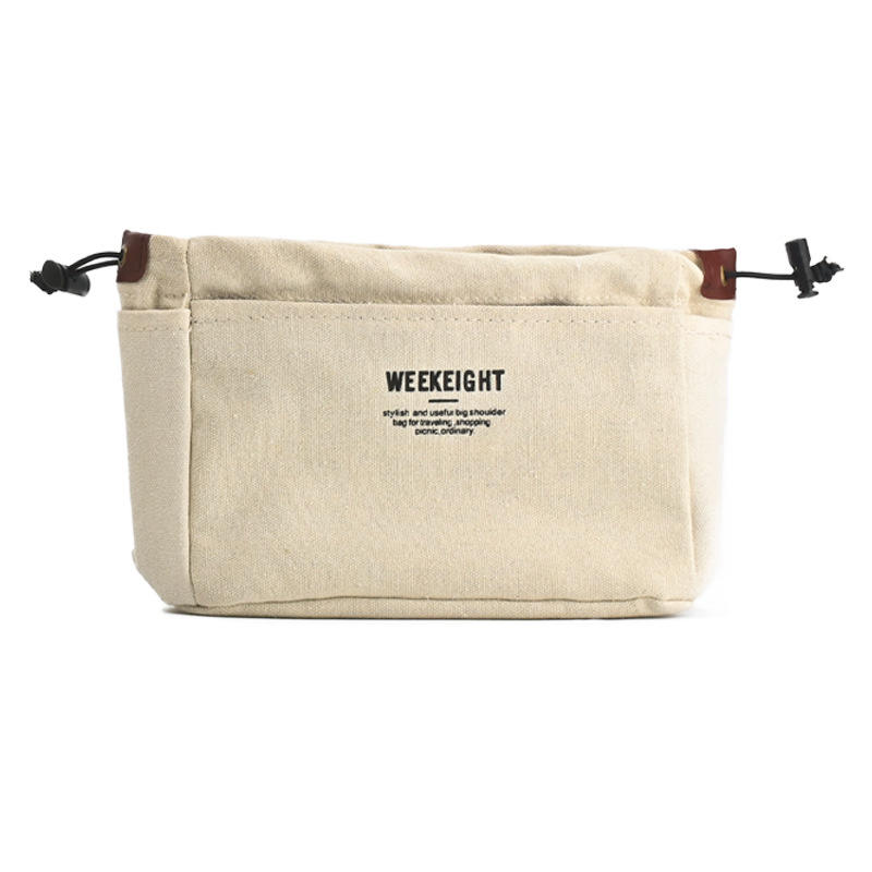 1Pc Polyester Simple Drawstring Storaging Organizers Multi-Pockets Liner Bags Lightweight Portable Travel Storage Bag