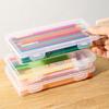 Transparent Stationery Storage Box Large Capacity Pen Holder Pen Pencil Case  School Office