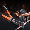 VEVOR Copper Tube Fittings Hydraulic Pipe Crimping Tool, Pressing Plier with V12, V15, V18, V22, V28 Quick Change Jaws