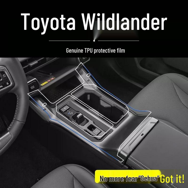 Защитная пленка для салона Toyota Wildlander и RAV4: Подходит для 26 моделей, ТПУ для модификации экрана и управления.