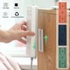 1/2/3PCS Self-Adhesive Power Socket Strip Fixator Wall Mounted Self Adhesive Punch Free Row Plug Holder for Kitchen Home Office