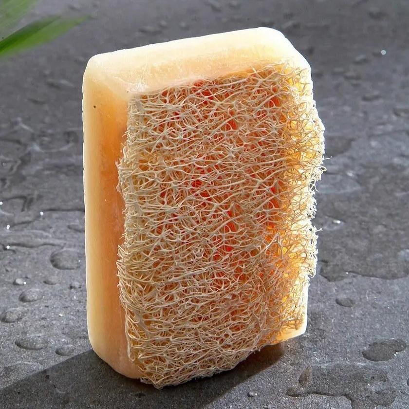 Escabel Натуральное рисовое мыло с тыквенными волокнами 120 гр.