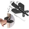 Adjustable Travel Door Lock Stainless Steel Heavy Duty Door Stopper Portable Lightweight Butterfly Door Stopper Home & Apartment