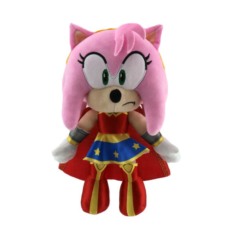New Supersonic Mouse Doll Sonic Peripherals Flash Hedgehog Batman Schatt Wonder Woman Amy Steel Bone Tails Plush Toy Doll