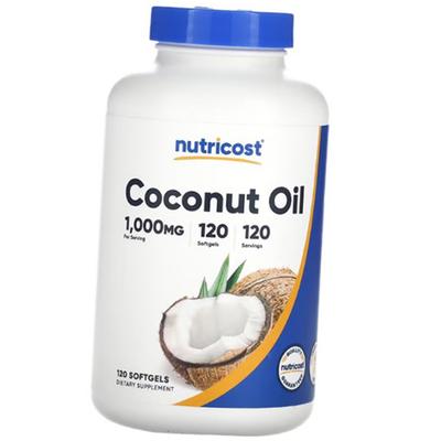 Кокосовое масло в капсулах, Coconut Oil 1000, 120гелкапс (71647059)