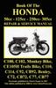 Книга Honda Motorcycle Manual : ALL MODELS, SINGLES AND TWINS 1960-1966: 50cc, 125cc, 250cc & 305cc.