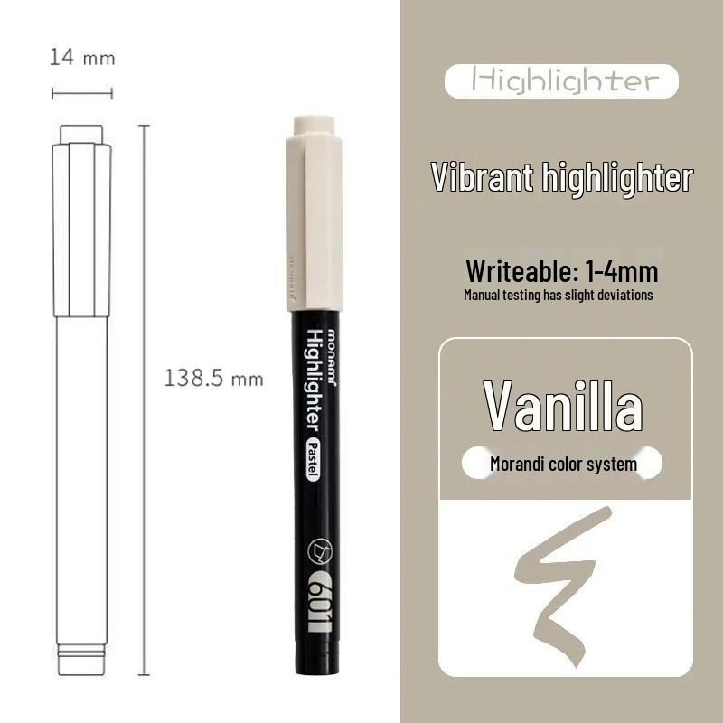 Маркеры-хайлайтеры Morandi - Элегантные новые цвета 601, Идеально для студентов