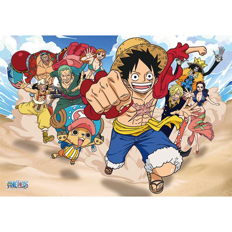 Пазл из 1000 деталей - One Piece Always Runs, популярная корейская головоломка